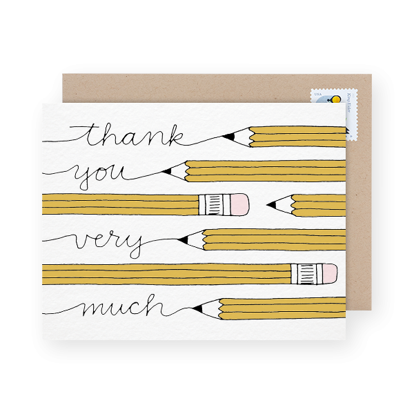 pencils-thank-you-card