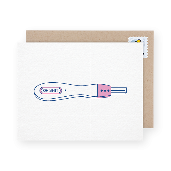 funny pregnancy greeting card