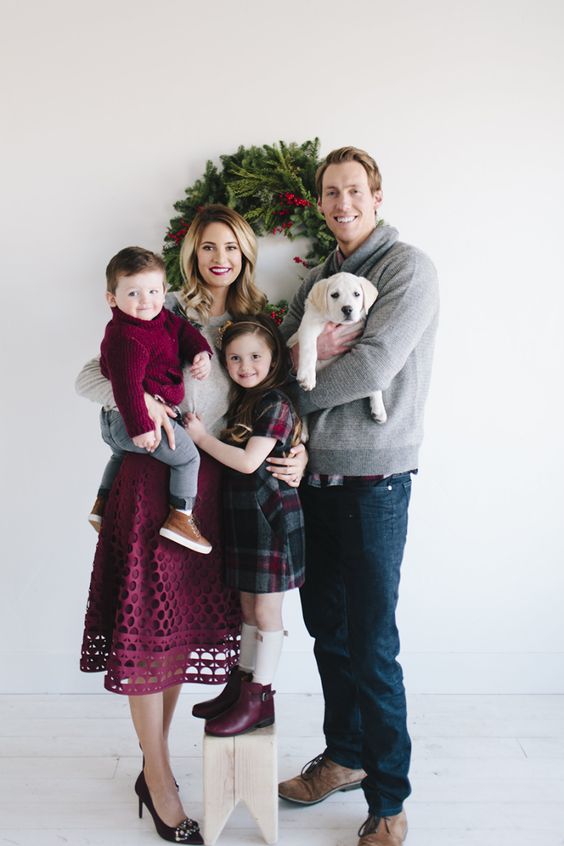 family christmas portrait ideas