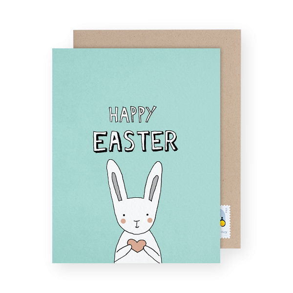 bunny easter card