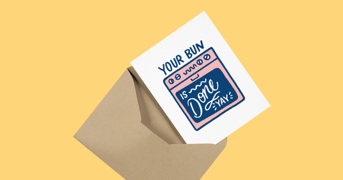 7 Pregnancy Pun Congrats Cards She'll Love! 7 Pregnancy Pun Congrats Cards She'll Love!