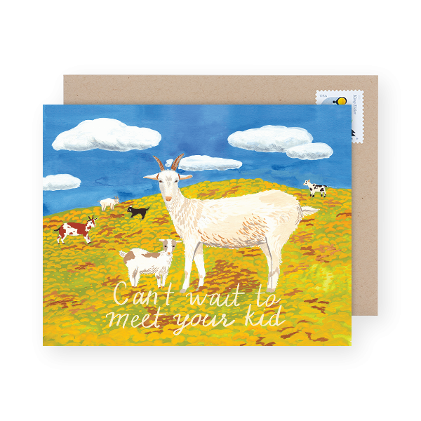 funny pregnancy pun congrats card