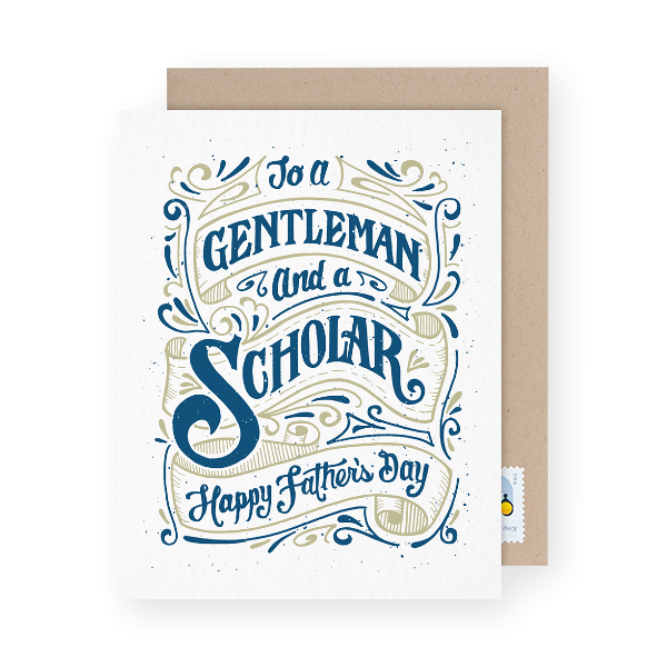 classy father's day card