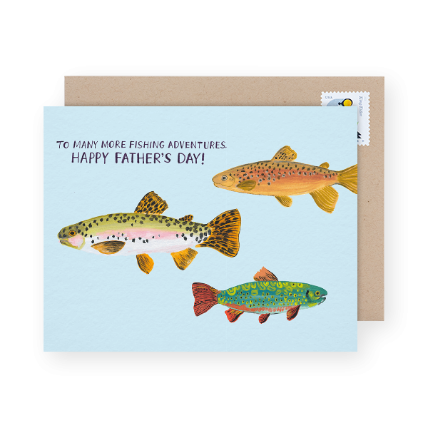 fishing father's day card