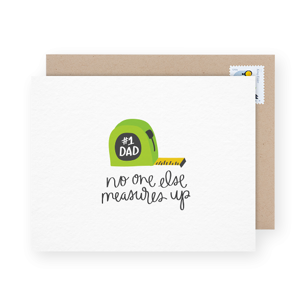 no one measures up greeting card