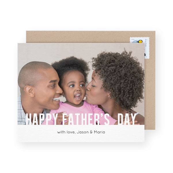 simple happy father's day greeting