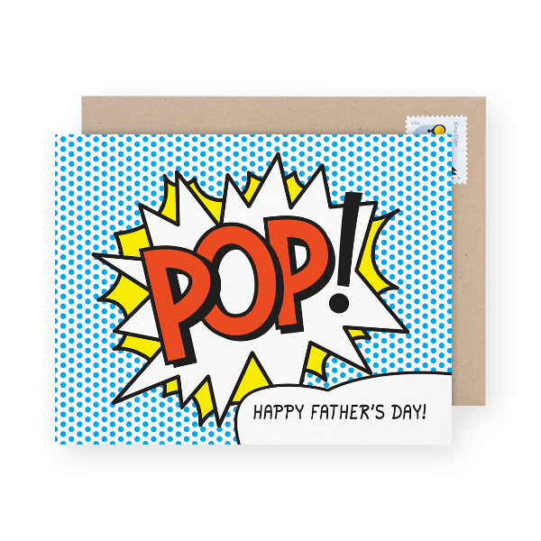 comic book father's day card