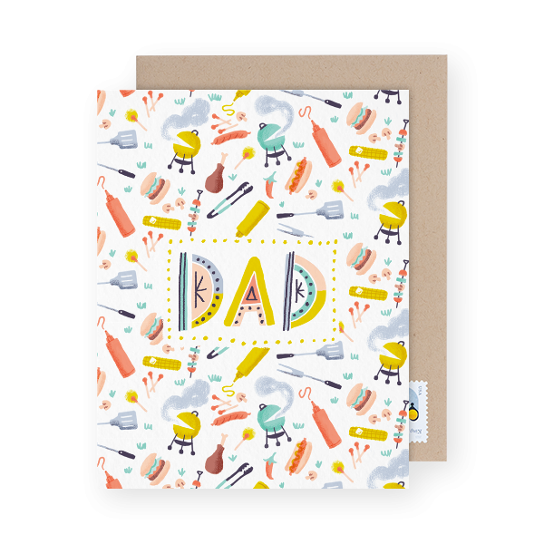 father's day card for dads who like to grill