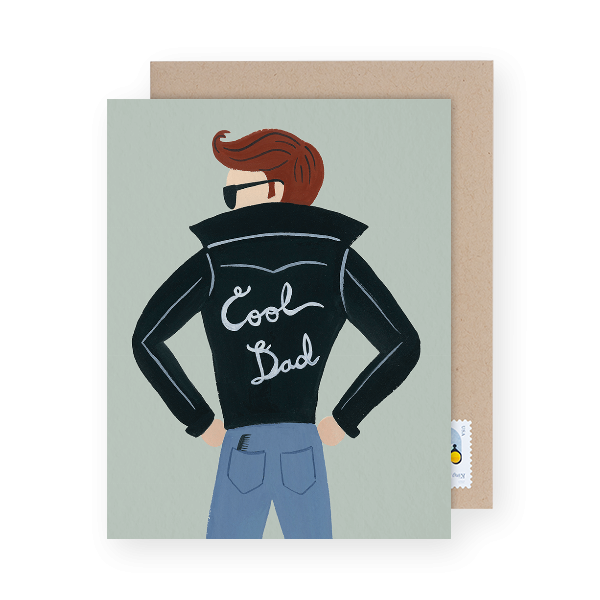 Cool dad greeting card