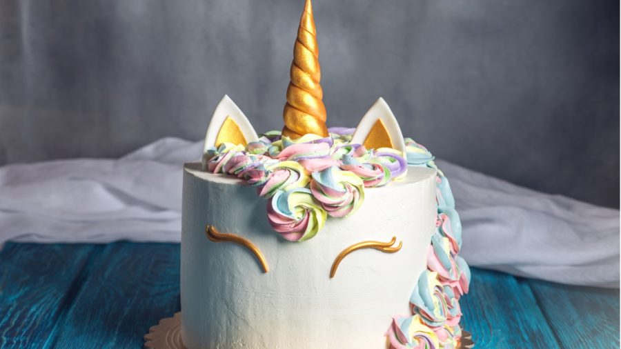 unicorn cake topper