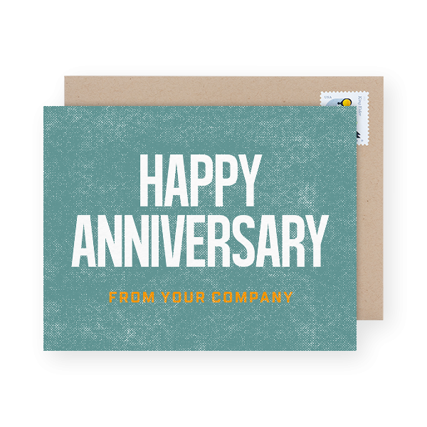 BUSINESS ANNIVERSARY CARDS FOR CUSTOMER MILESTONES