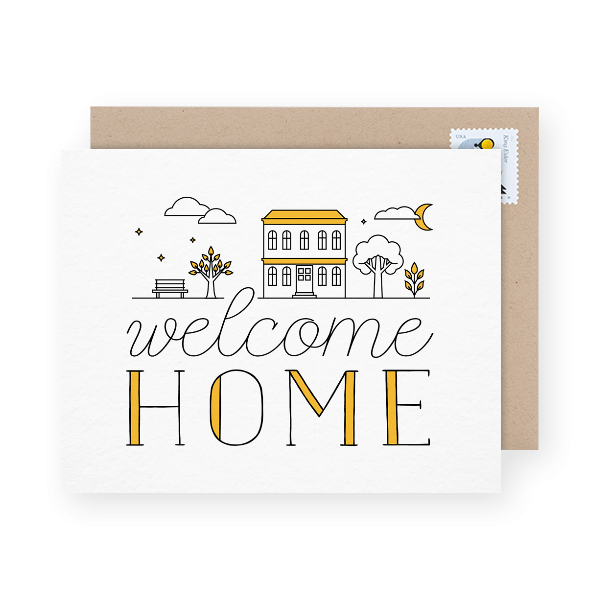 New Home Card Congrats On The New Gaff Housewarming Card Gift Home Owners PC519 