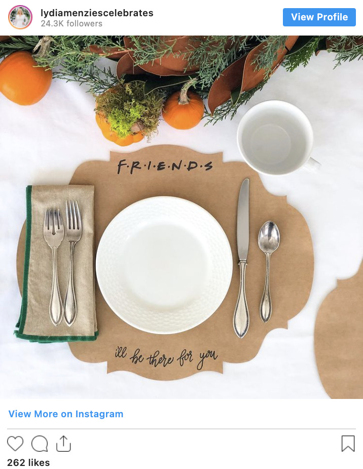 How to Host a Friends-Themed Friendsgiving Party : Food Network